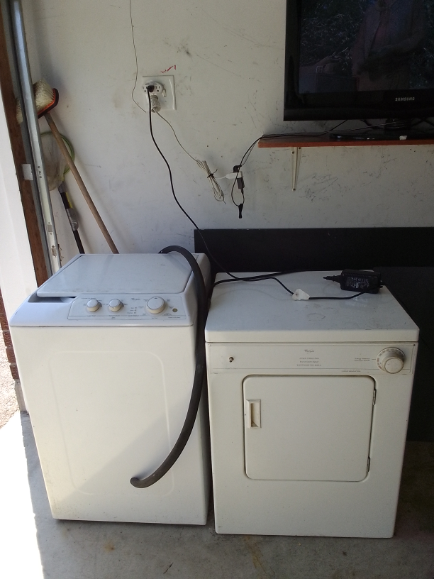 Whirlpool apartment size washer and dryer