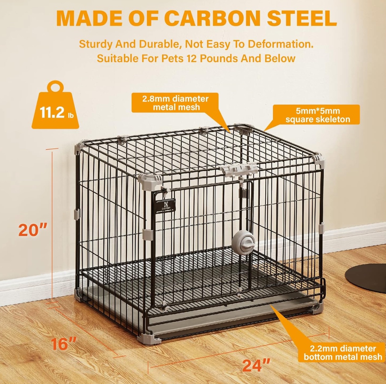 Dog Crate/Pet Kennel <Color: Black> ***New*** - photo 5