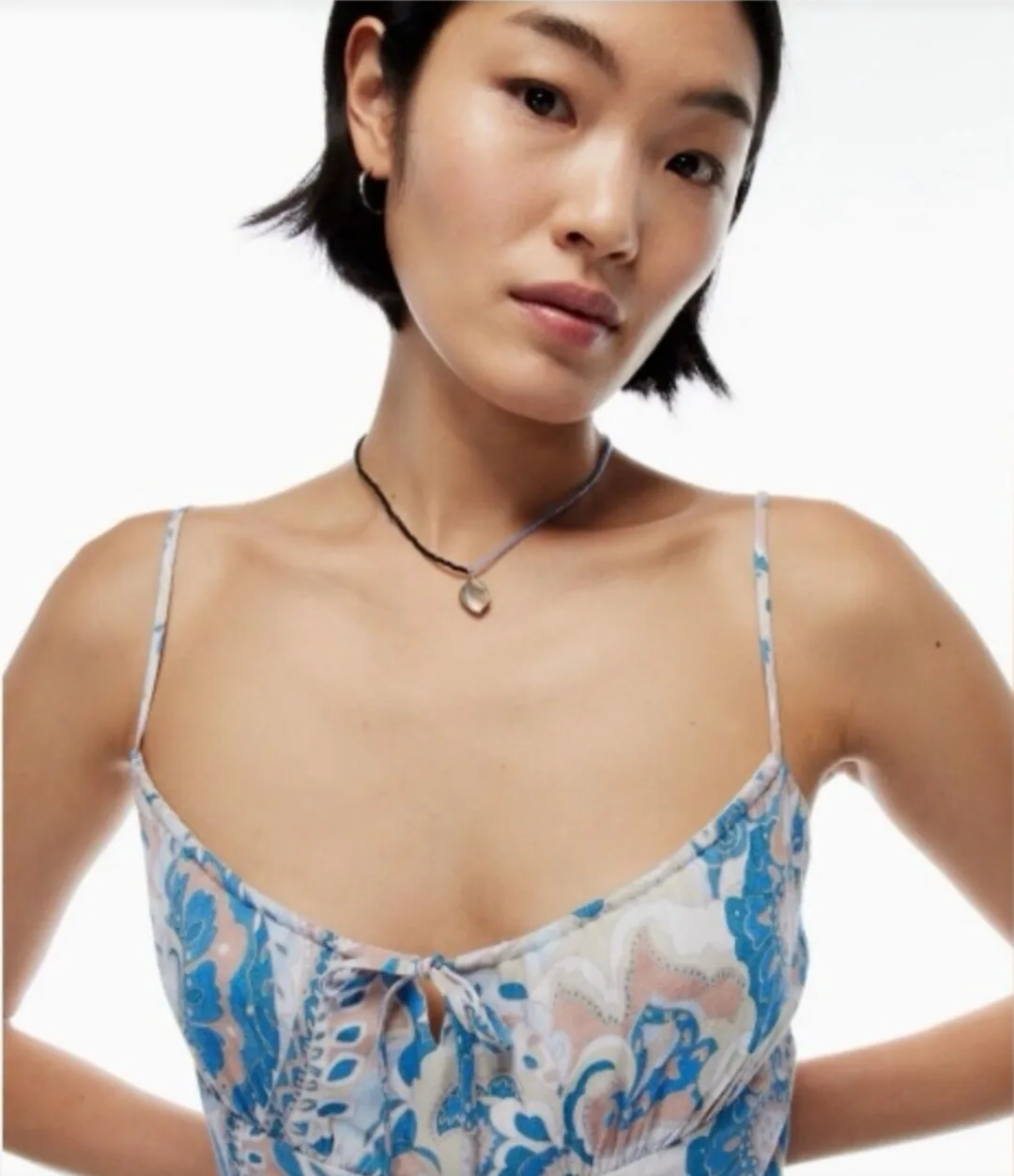 Wilfred Aritzia Paisley Midi Dress image indicator(2)