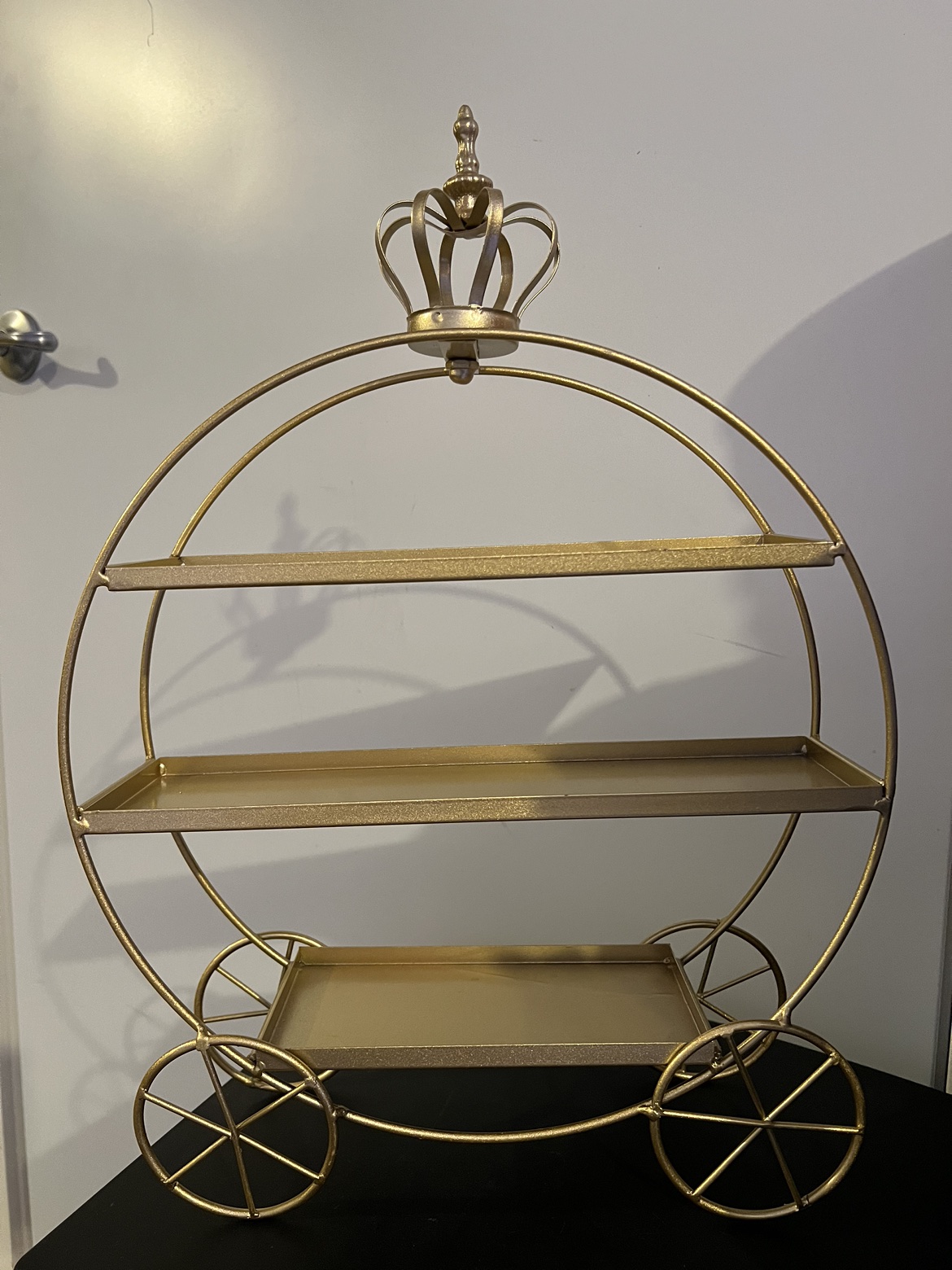 Elegant Crown 3-Tier Dessert Stand