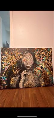 Large Abstract Canvas Wall Art - photo 3