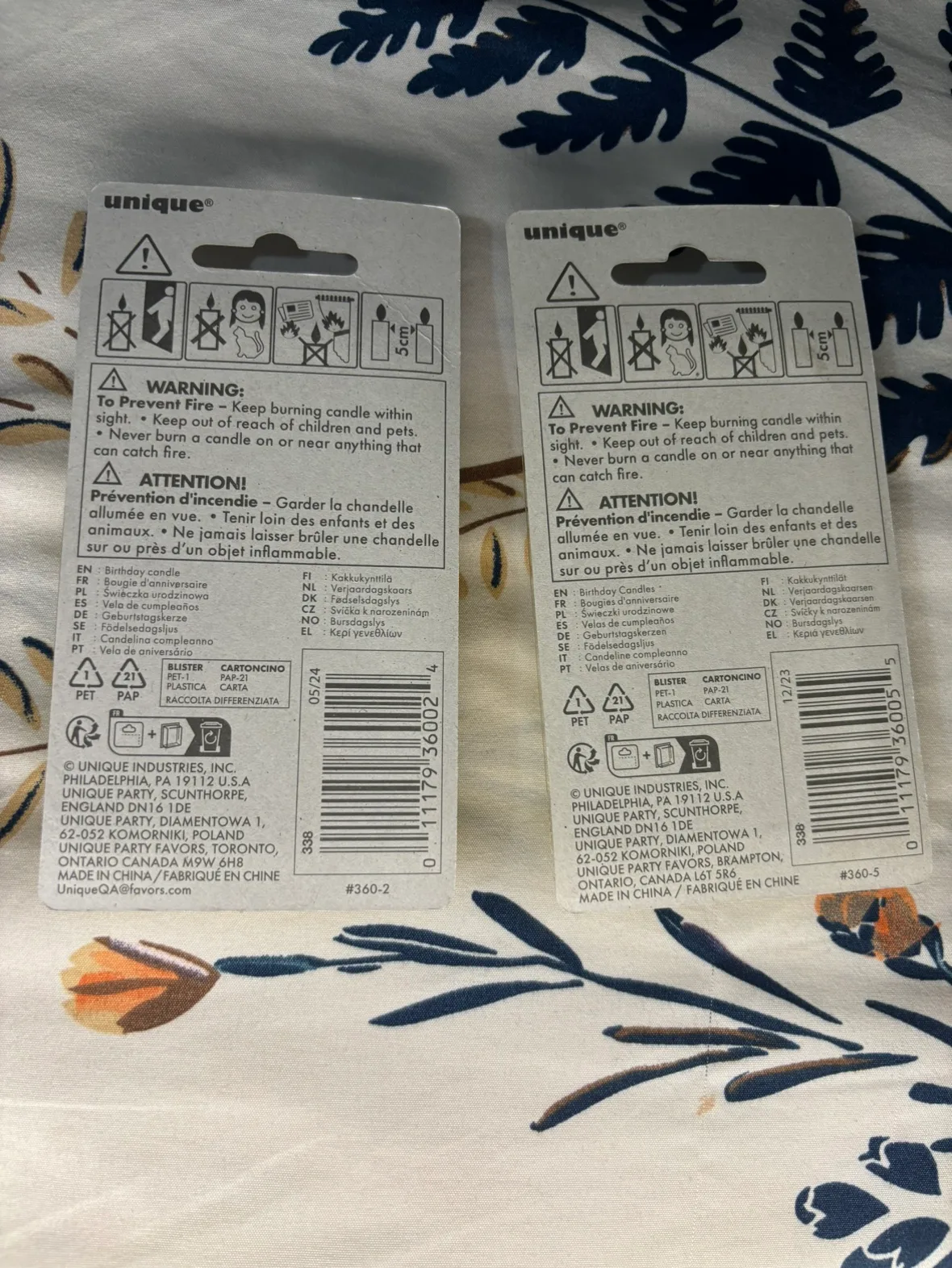 Number 2 and 5 Birthday Candles image indicator(2)