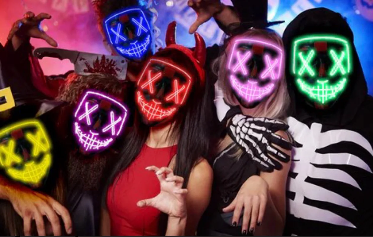 LED Light Up Mask image indicator(2)