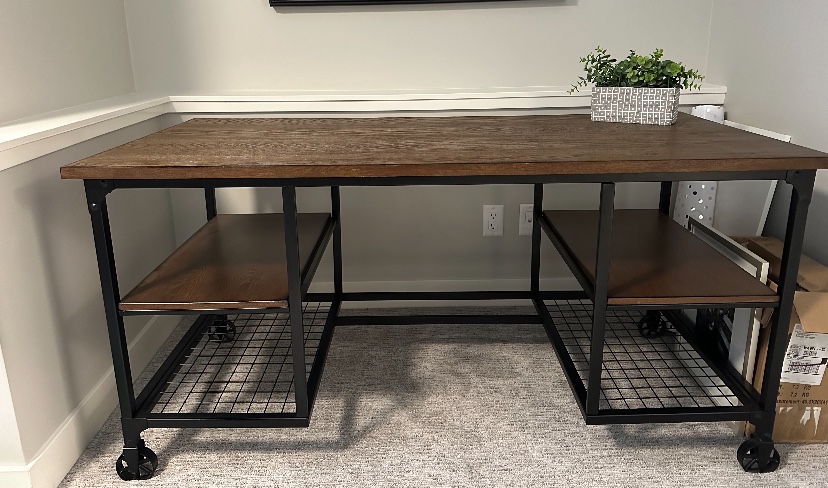 Wood Rolling Desk