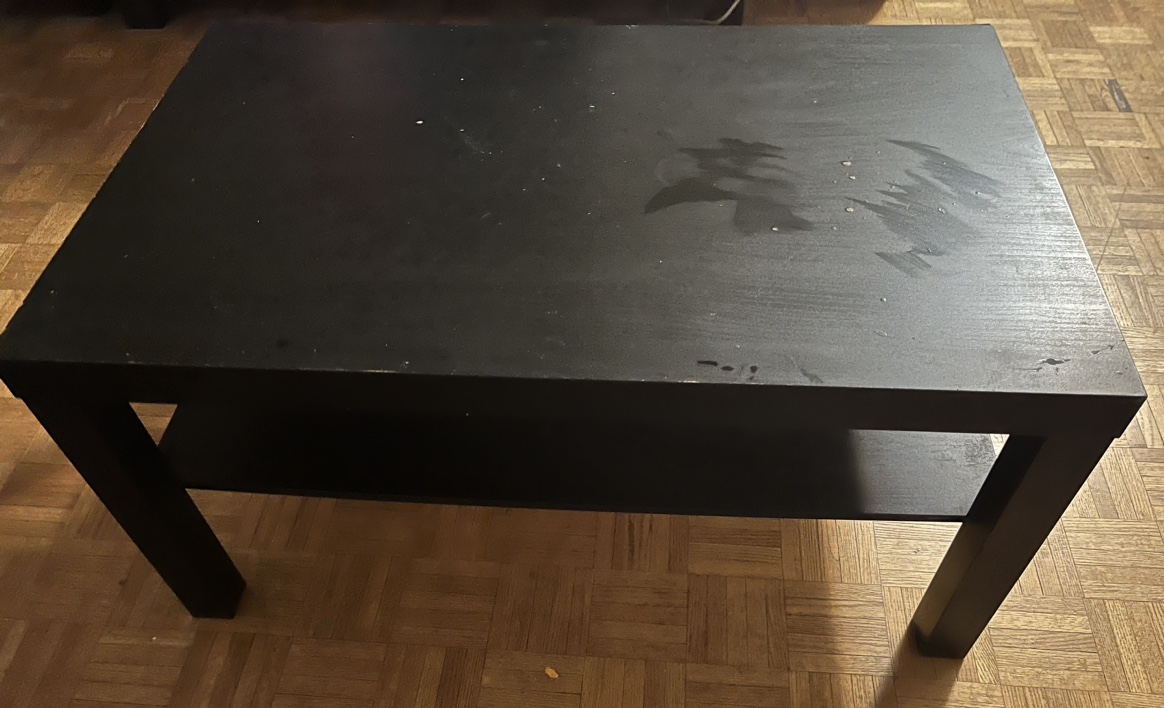IKEA Black Table - photo 2