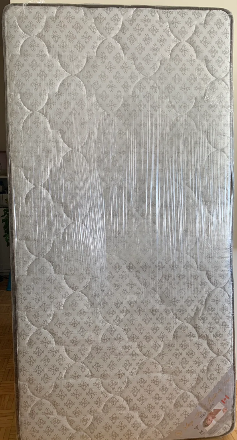 Twin Mattress + bed base + metal frame image indicator(2)