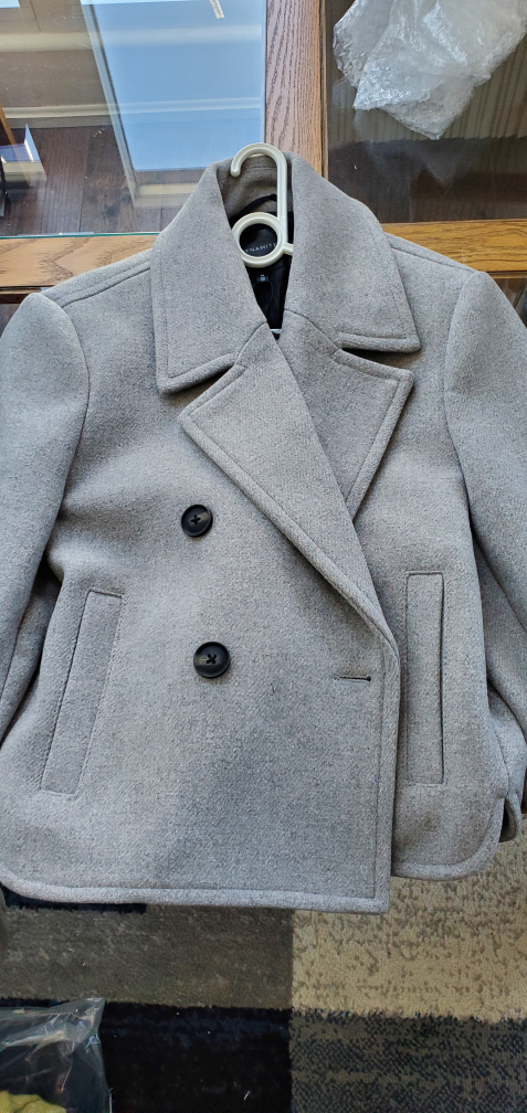 Grey Peacoat