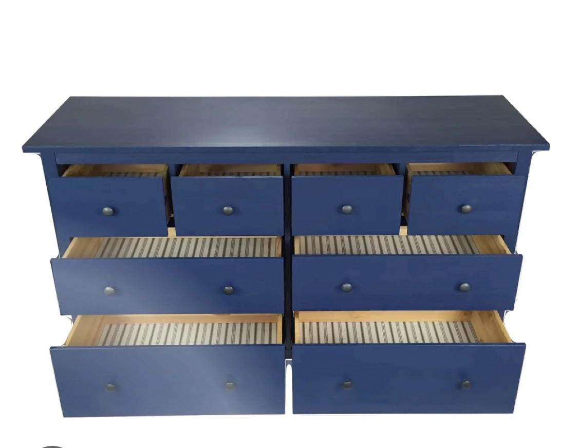 Blue Ikea Hemnes Dresser with Eight Drawers | Karrot Blue Ikea Hemnes Dresser with Eight Drawers | Karrot