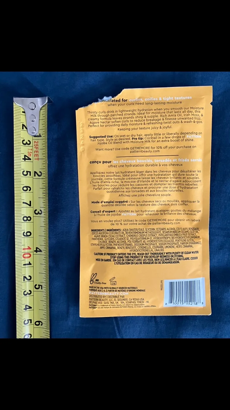 PATTERN Hair Moisture Milk Sample #freecycle 🧴 image indicator(2)