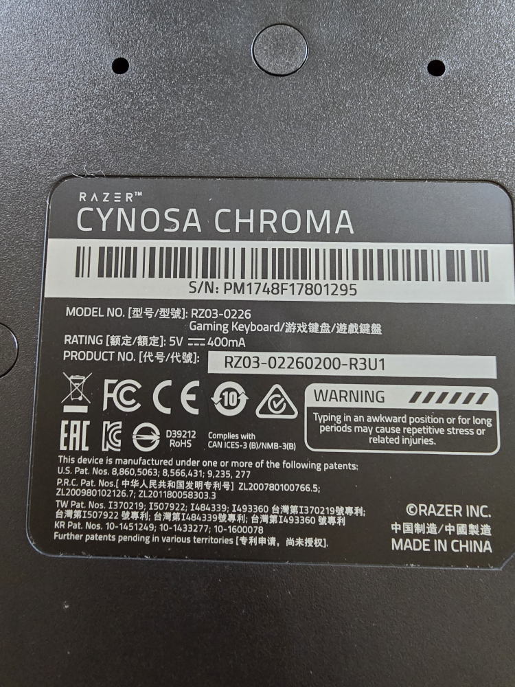 Razer Cynosa Chroma Keyboard & Razer Chroma Mousepad, Gaming - photo 4