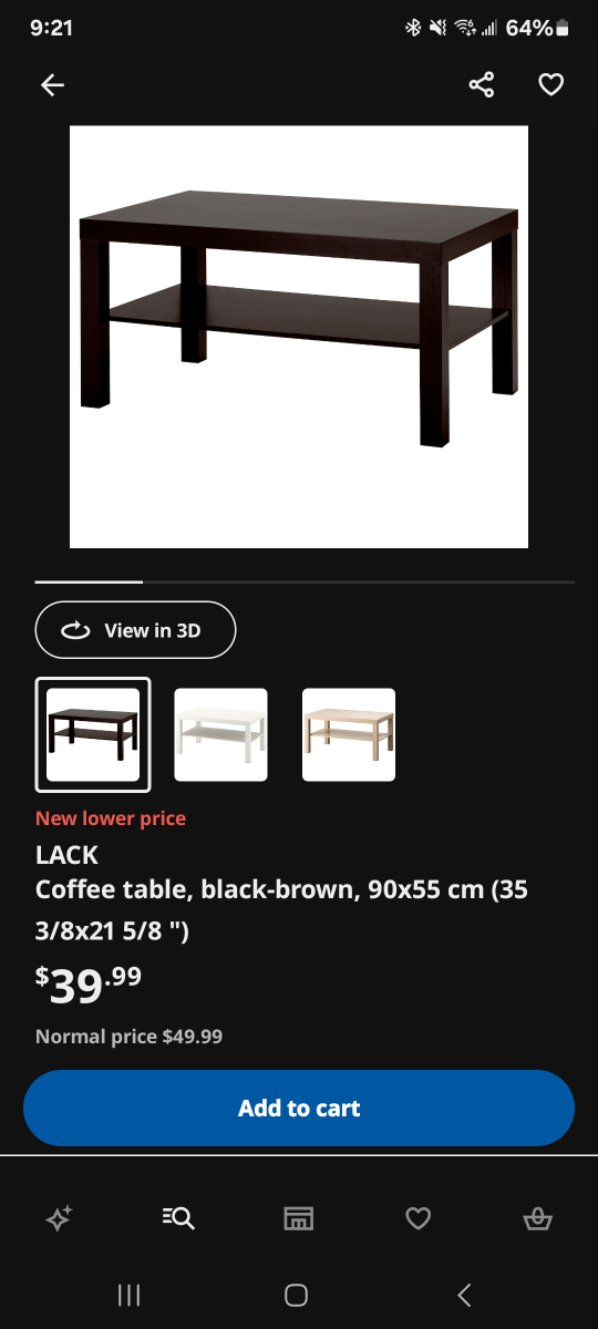 Black Coffee Table - photo 4