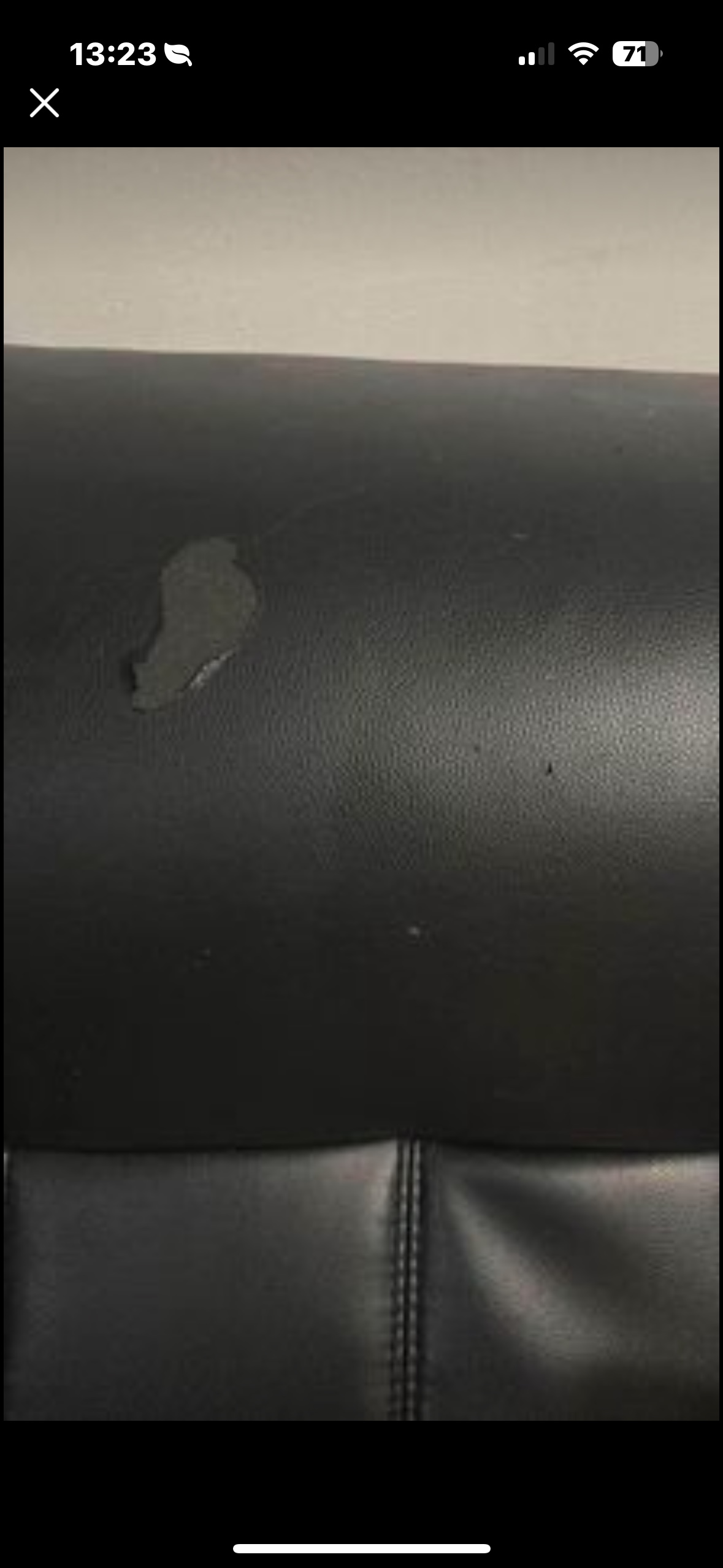Black Leather Sofa and Loveseat - photo 4