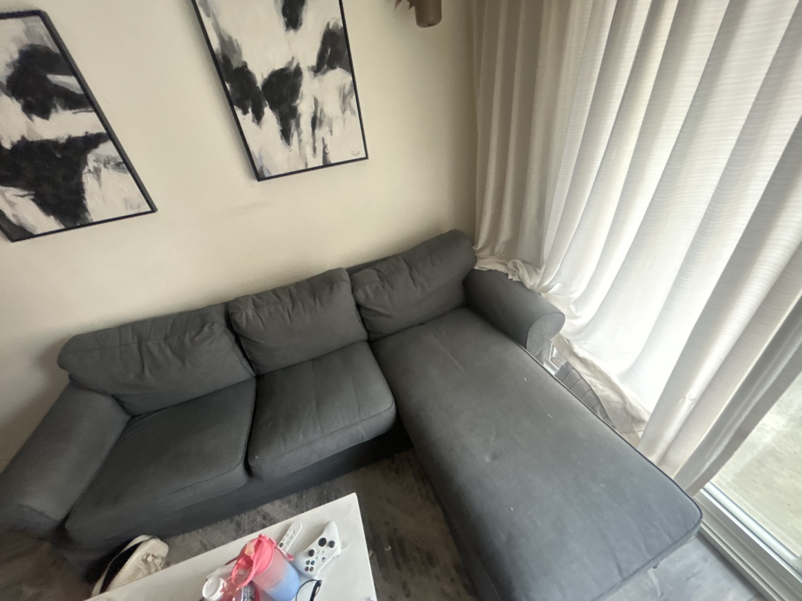 IKEA Grey Sectional Sofa