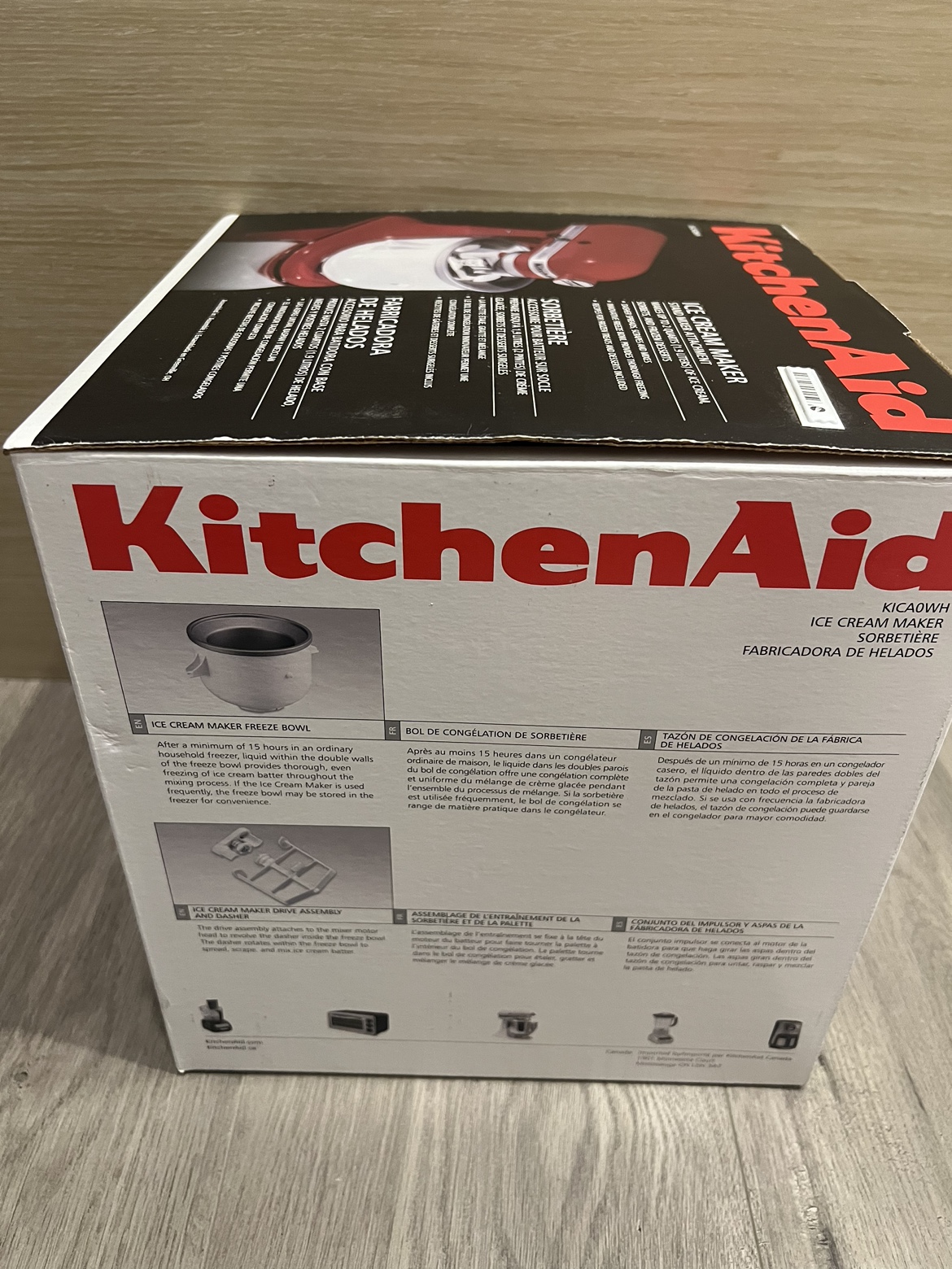 KitchenAid Ice Cream Maker Attachment Bowl - photo 3