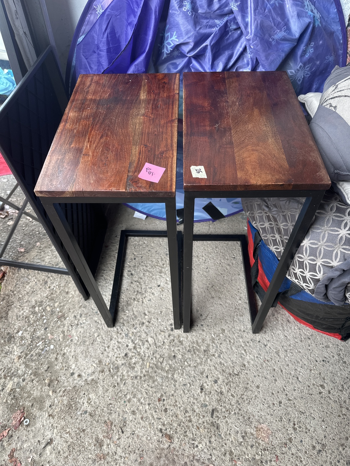Set of Two End Tables