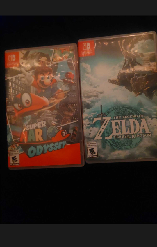 Super Mario Odyssey and Zelda Tears of the Kingdom