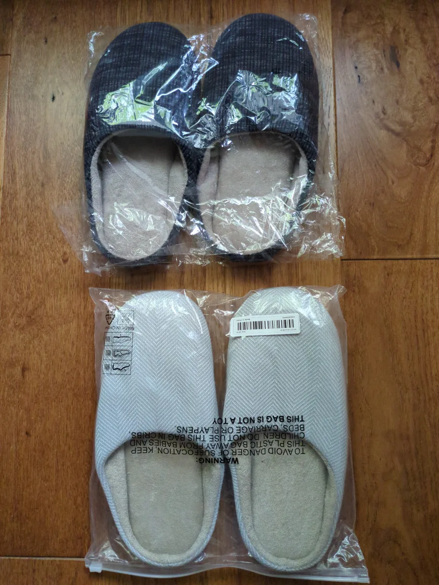 Indoor Slippers (Size 7.5US or 40-41) thumbnail