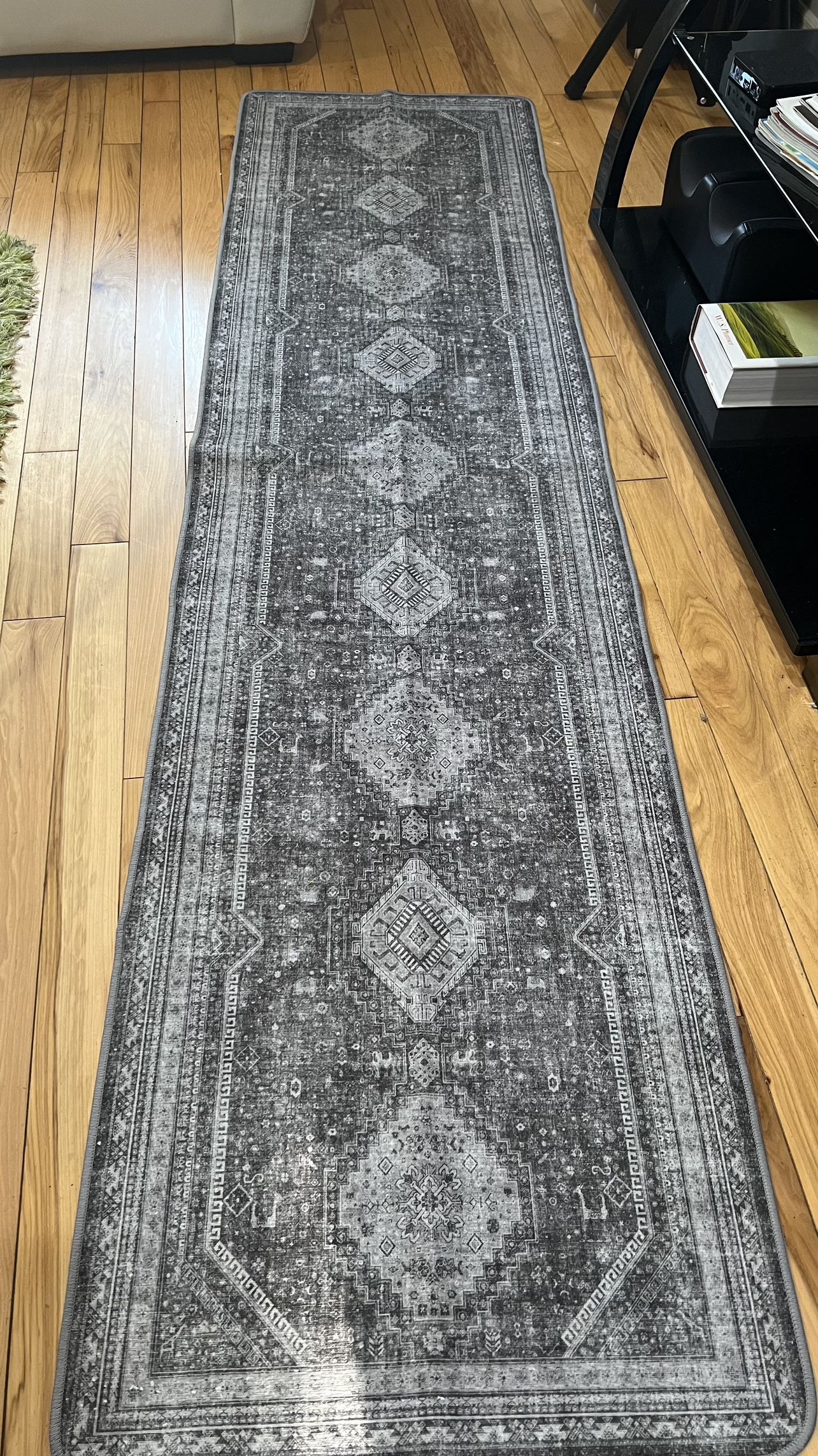 Grey  Runner Rug - photo 2
