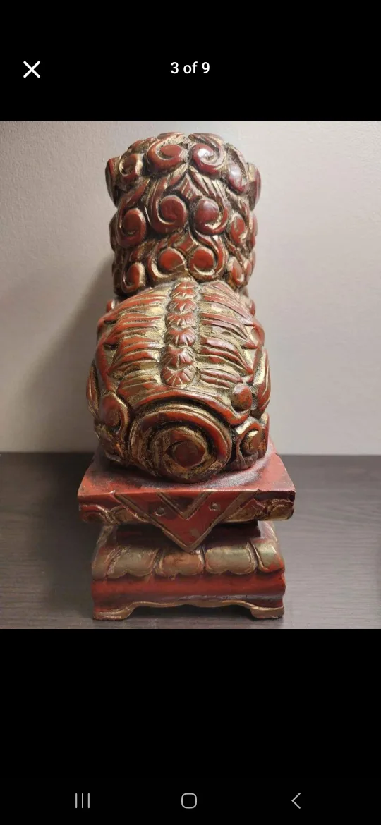 Pair of Foo Dogs chinese antiques image indicator(3)