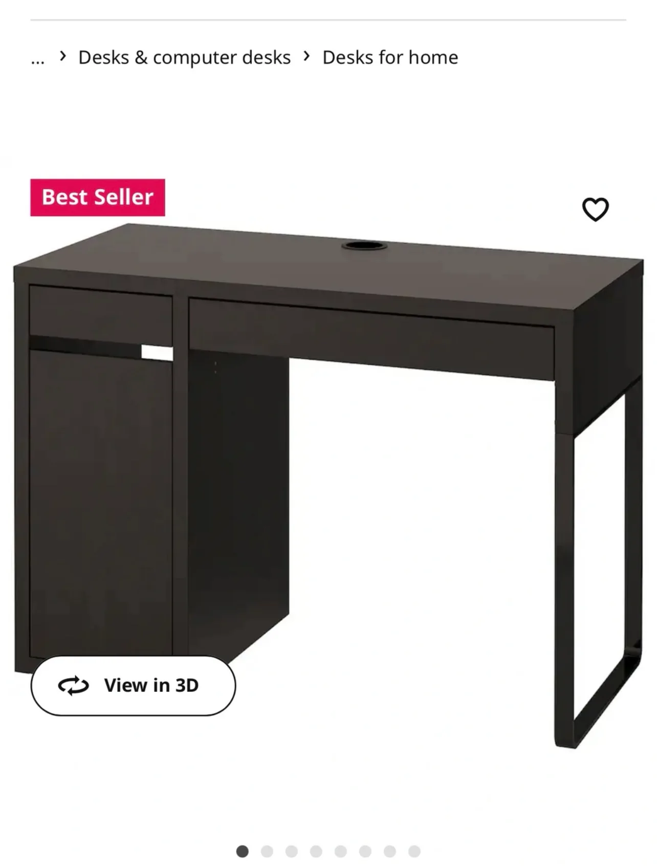 IKEA MICKE Desk & Hutch image indicator(3)