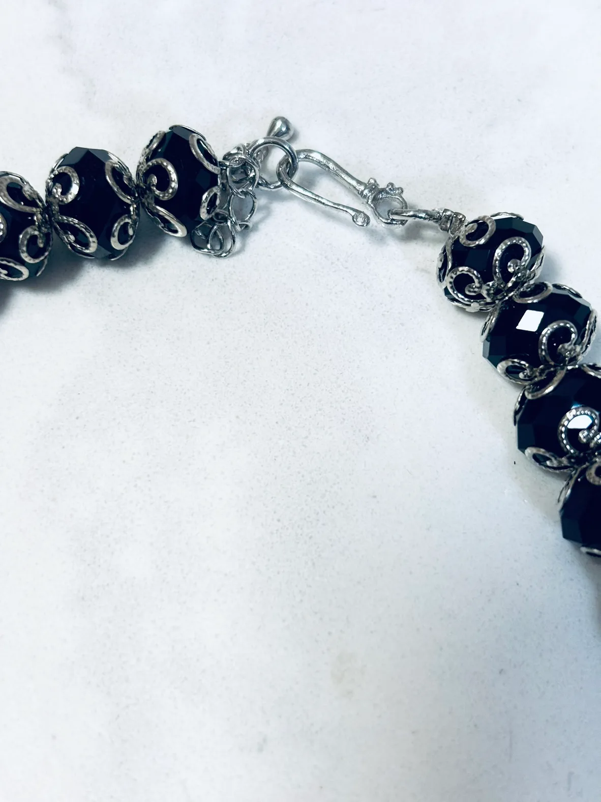 Black Beaded Necklace boutique jewelry- new image indicator(3)