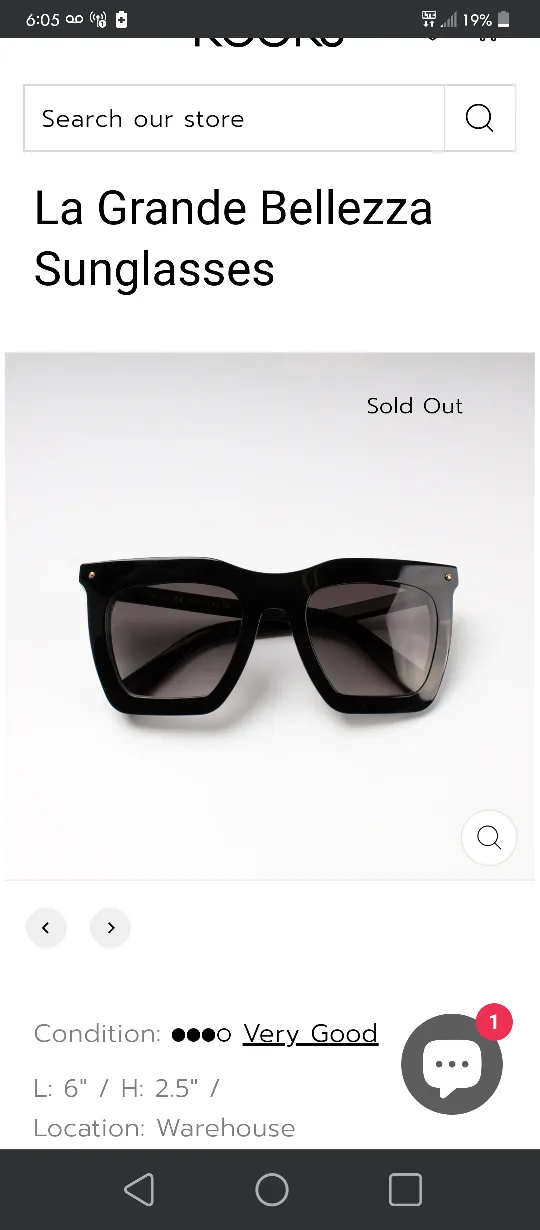 Louis Vuitton Z1217E La Grande Bellezza Sunglasses thumbnail