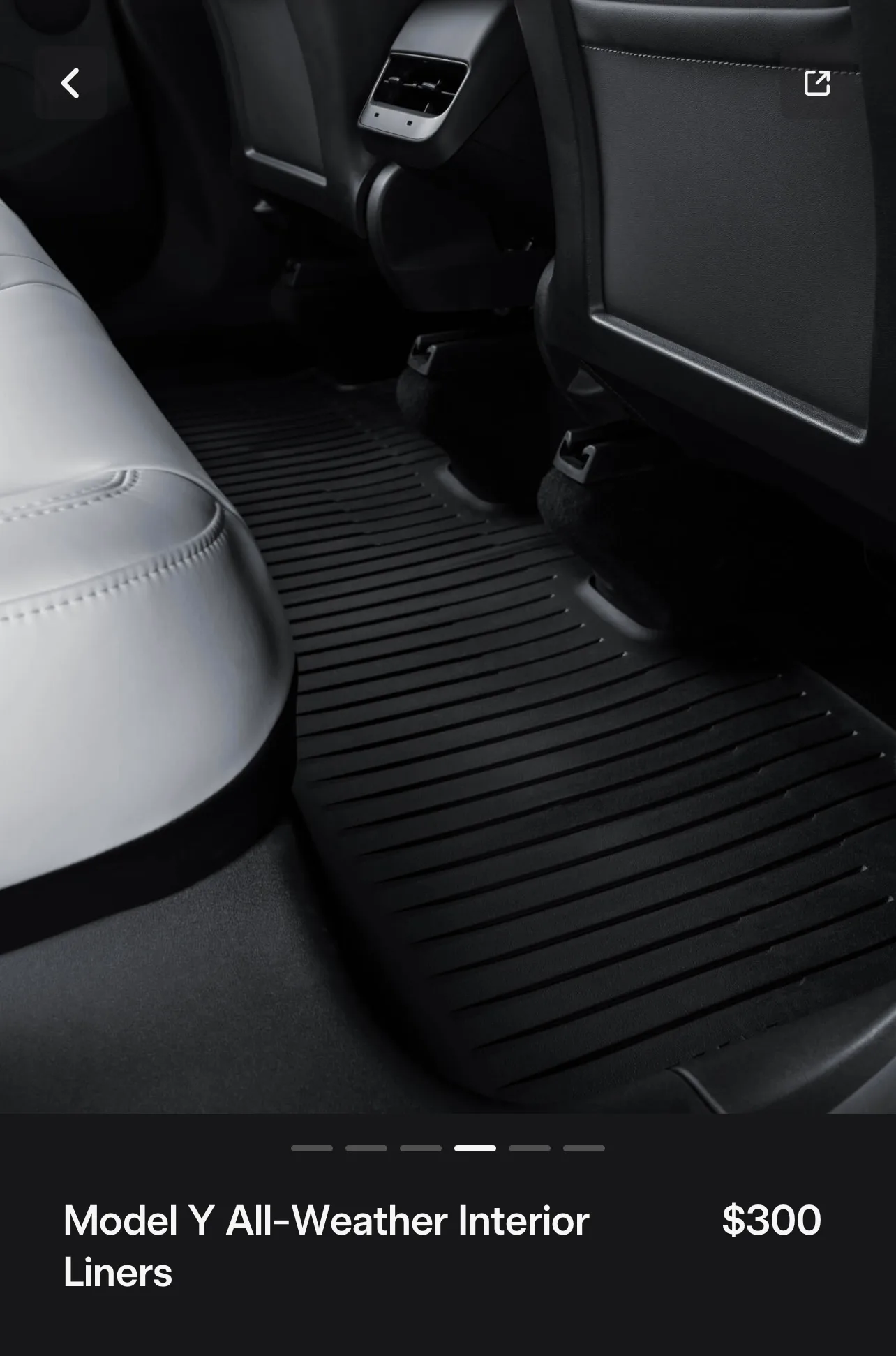 Tesla Model Y All-Weather Floor Mats image indicator(4)