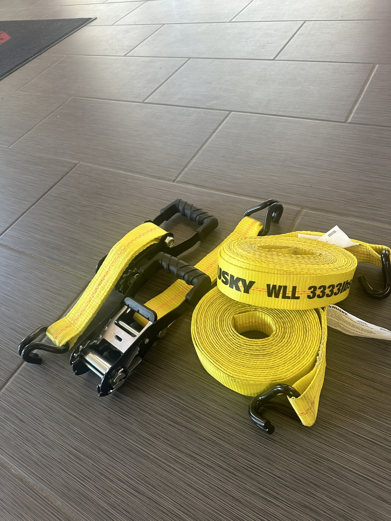 Husky Ratchet Straps.