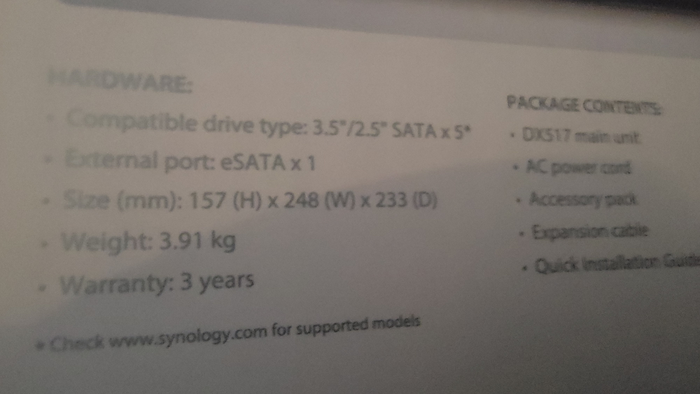 Synology DX517 Expansion Unit - photo 3