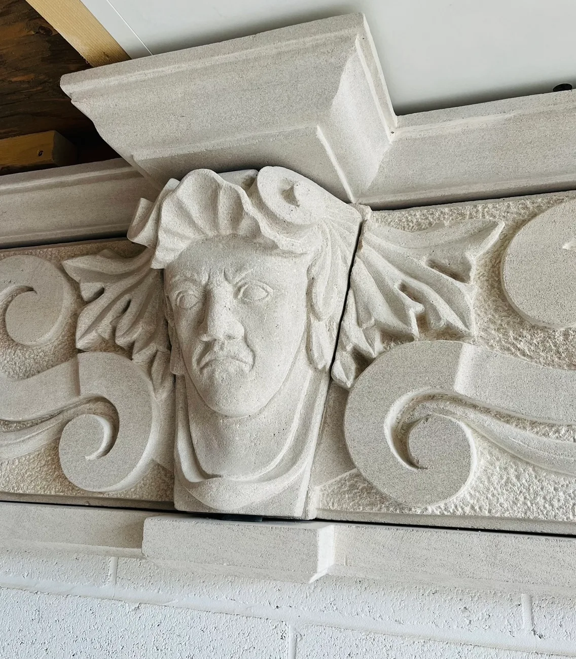 Fireplace Mantel Hand Carved Indiana Limestone image indicator(3)