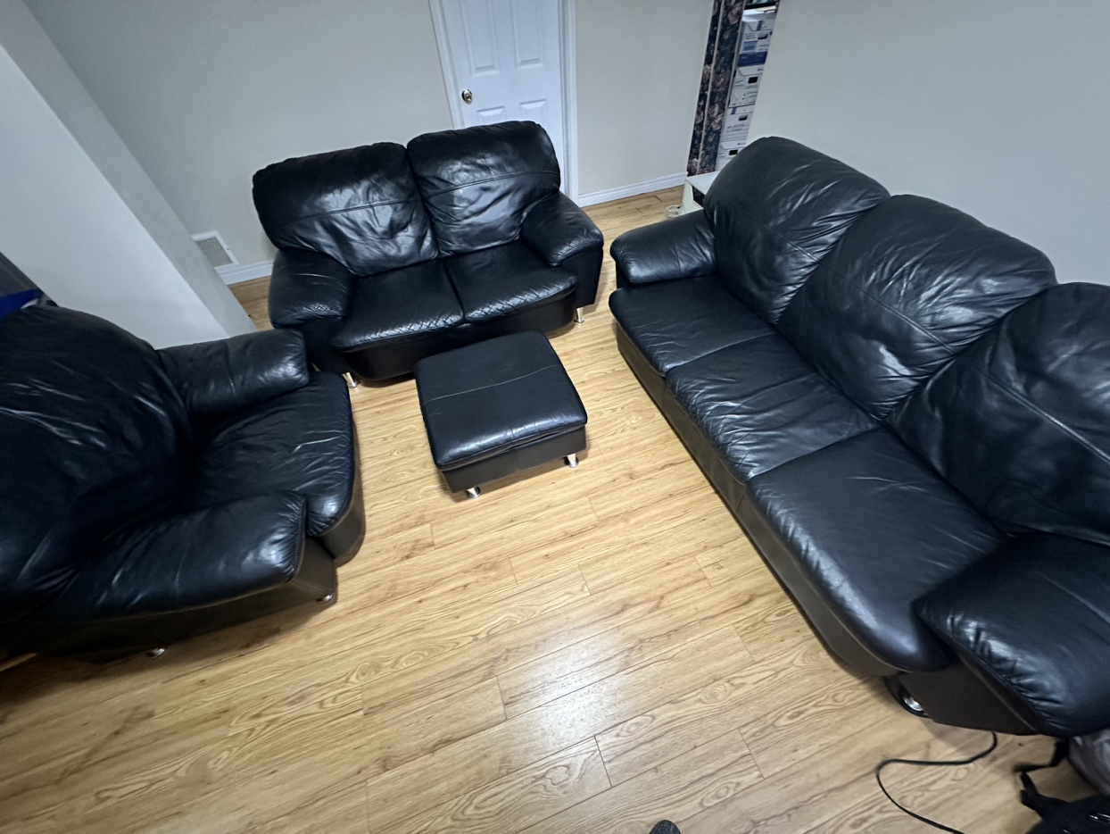 Couch set Genuine Leather Palliser Brand