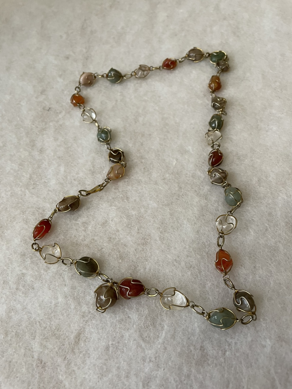 Stone and Wire Necklace - photo 2
