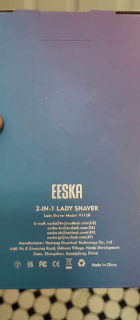 Eeska 2-In-1 Lady Shaver - photo 2