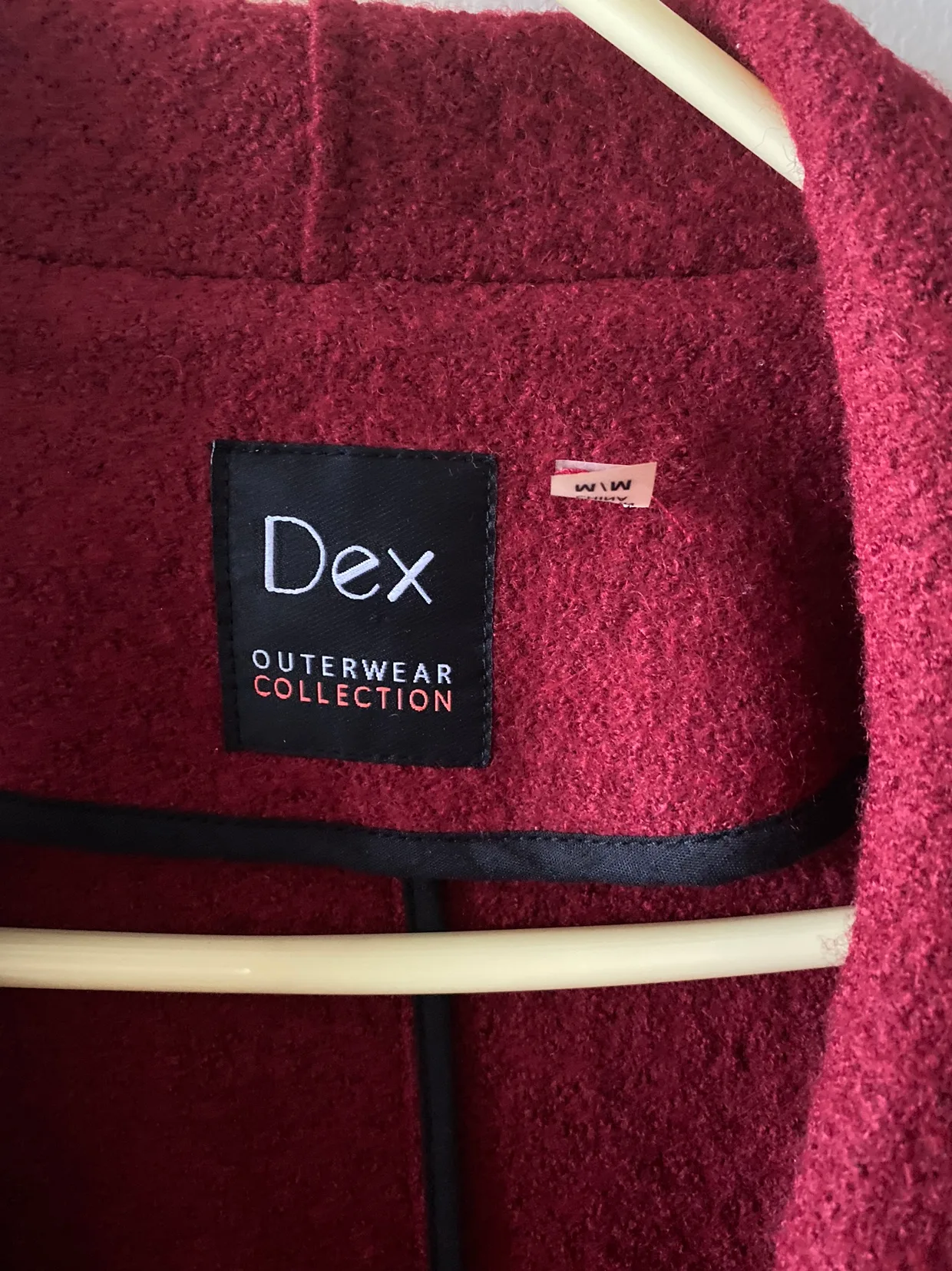 Dex Burgundy Long Coat image indicator(3)