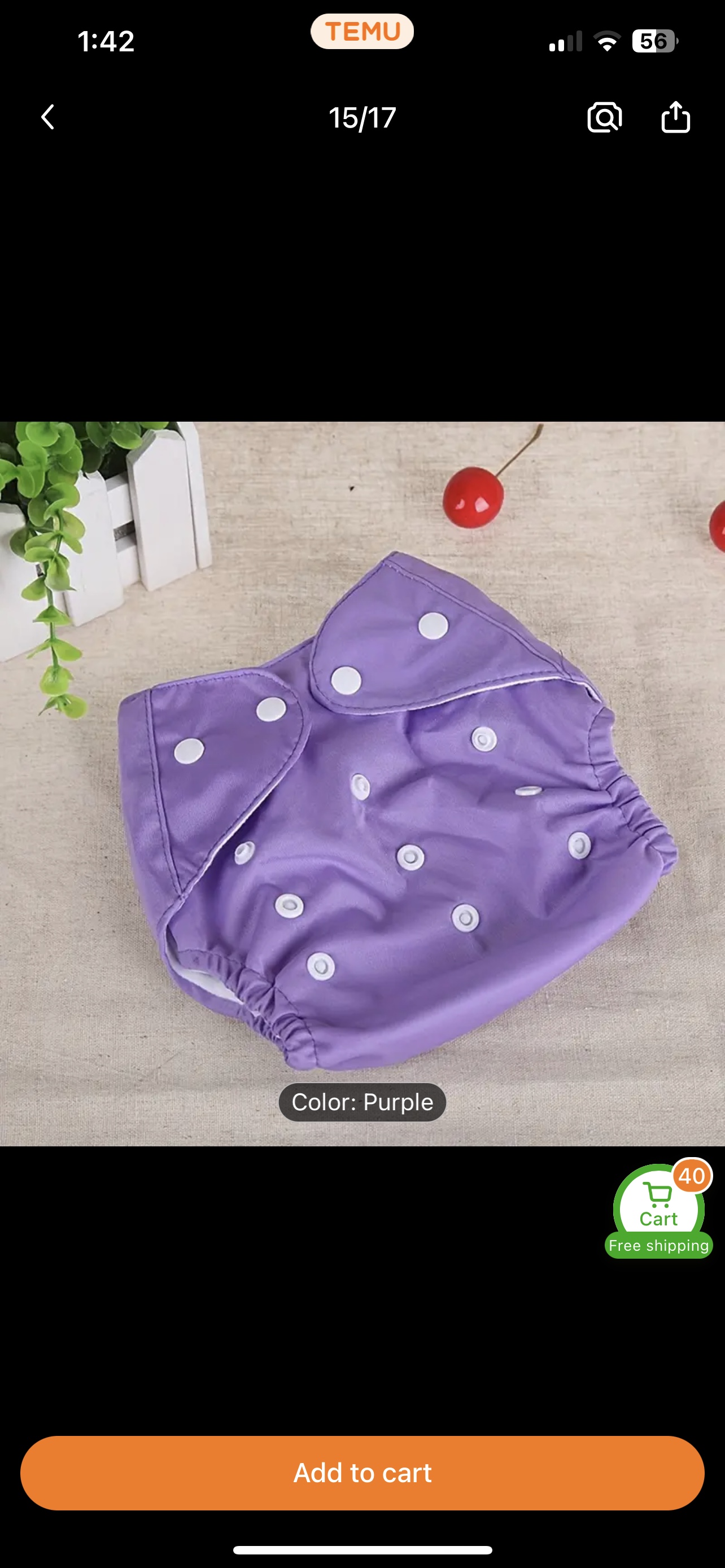 Reusable Baby Cloth Diaper - photo 4