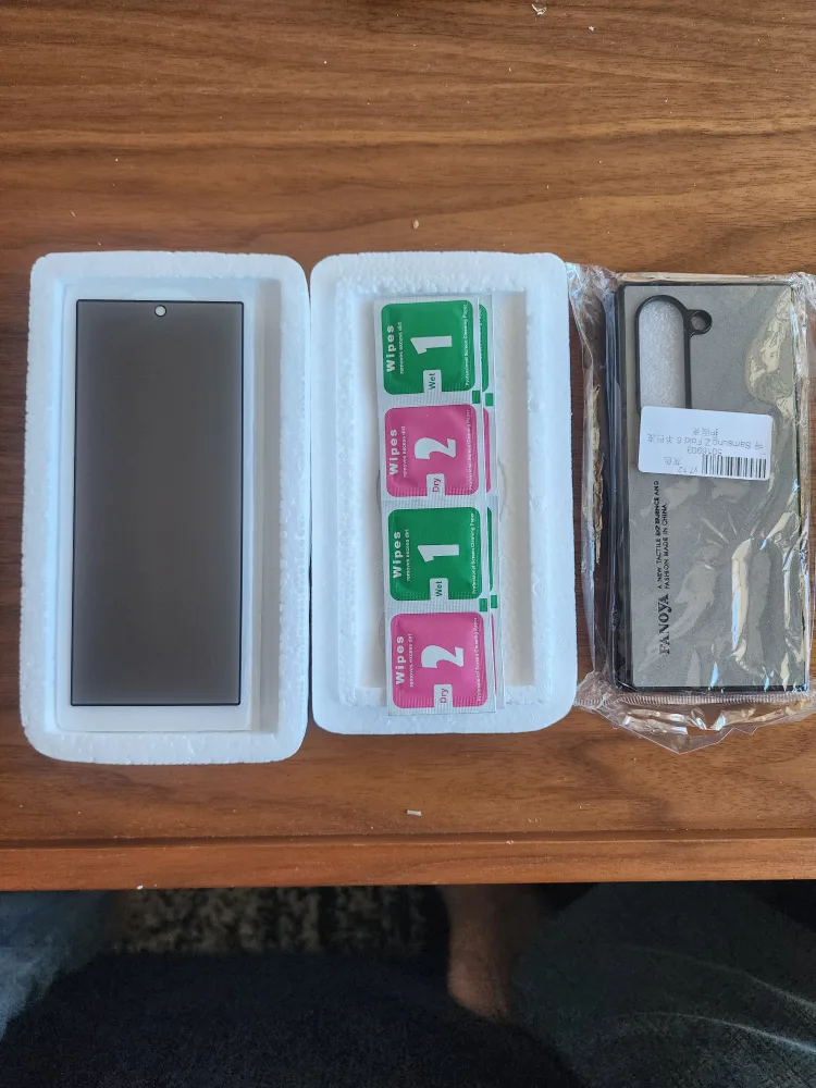 Samsung Z Fold 6 Antispy Screen Protector and Elegant Case image indicator(5)