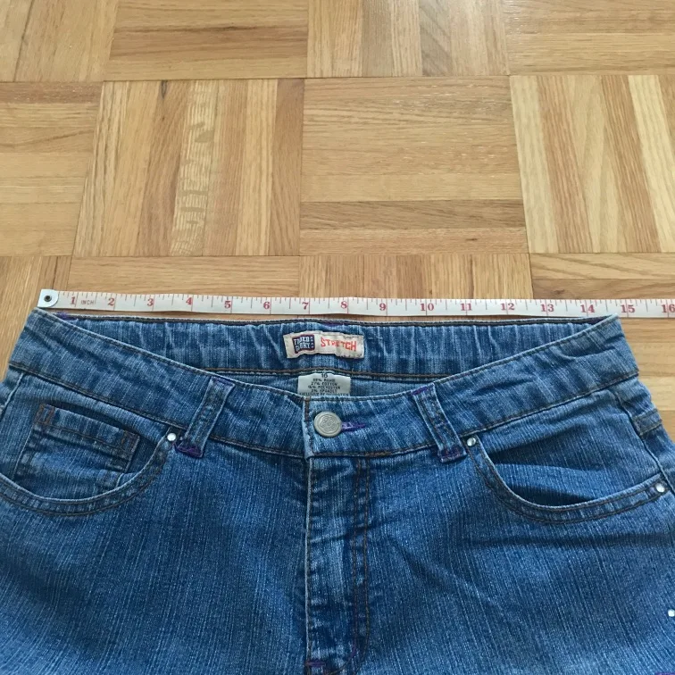 Faded Glory Embroidered Butterfly Jeans -  Size 16 image indicator(4)