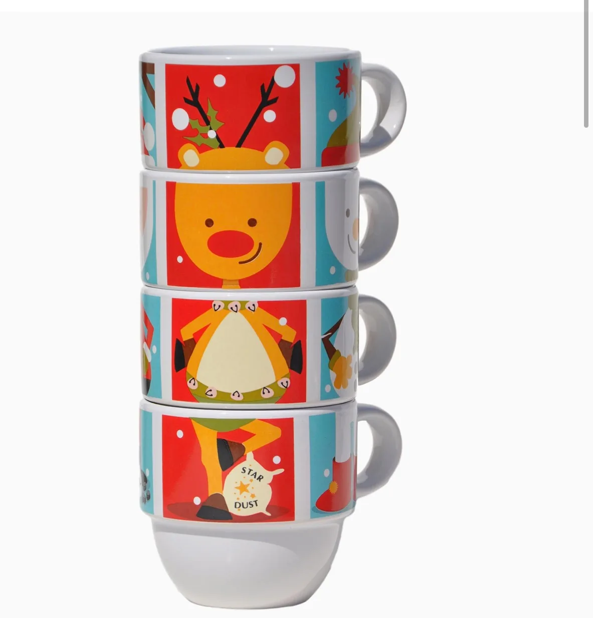 Mulberry Home Collection Touch of Cheer Stackable Puzzle Mugs image indicator(3)