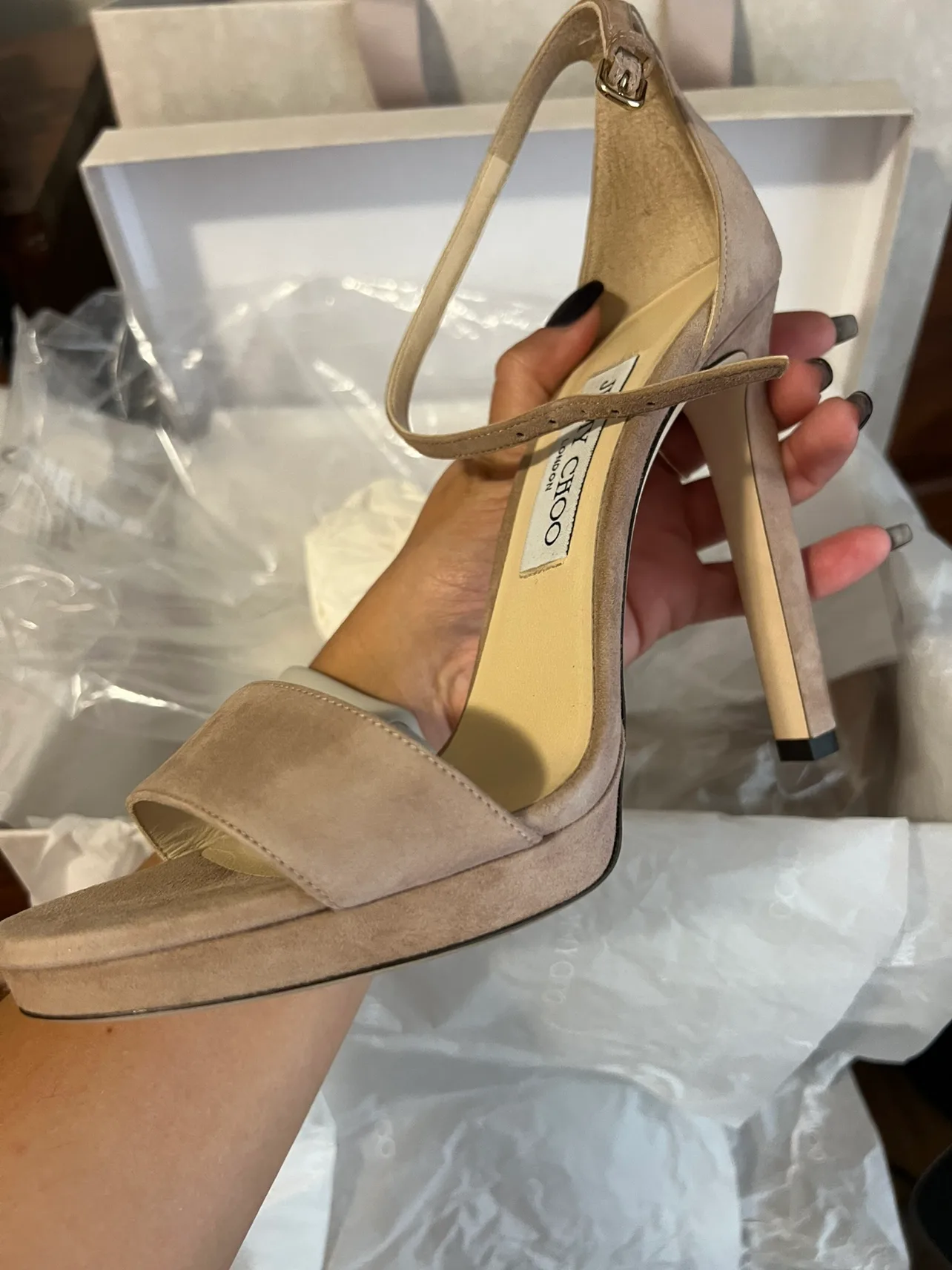 Jimmy Choo Suede Heels image indicator(3)