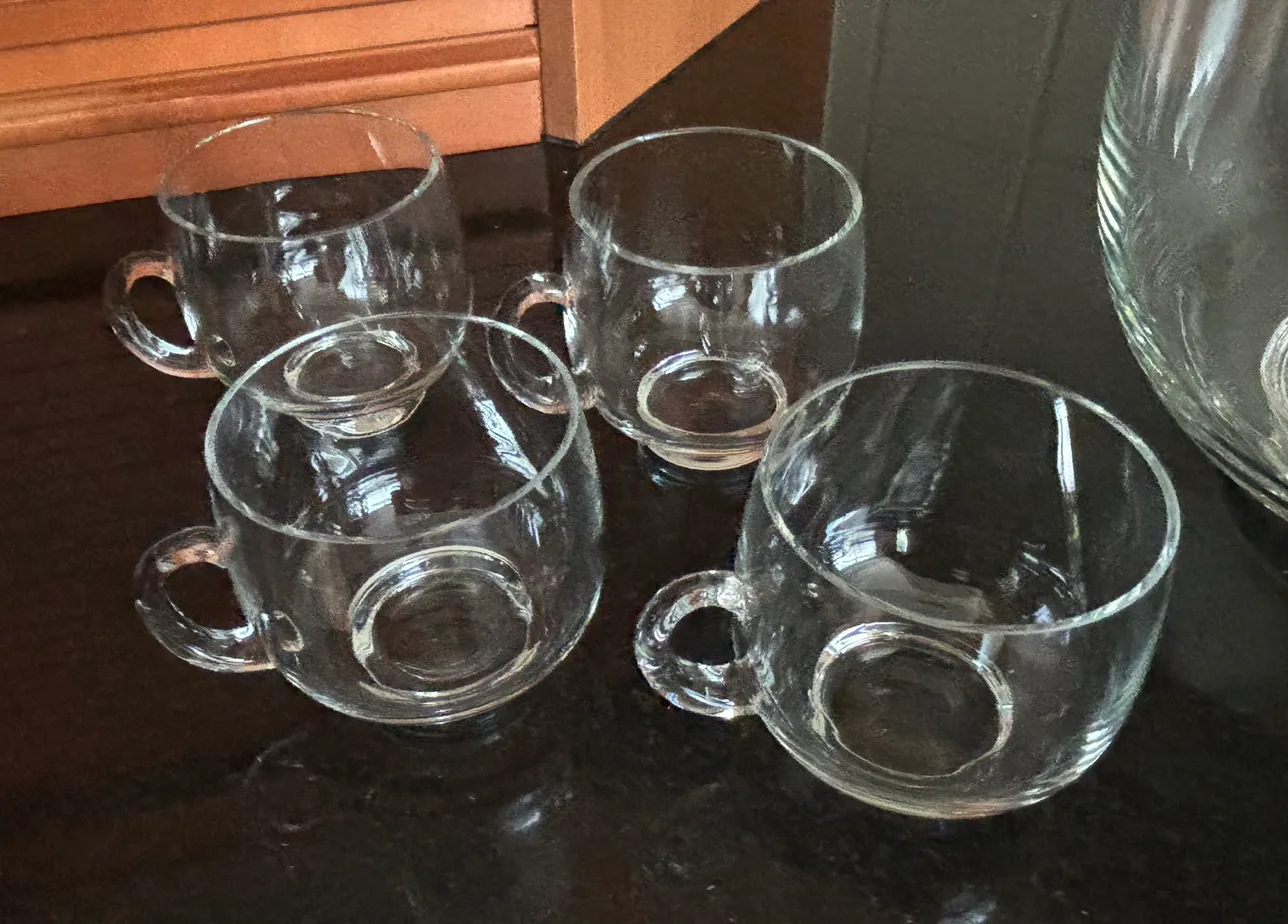 10 piece Glass Punch Bowl Set ❤️ image indicator(4)