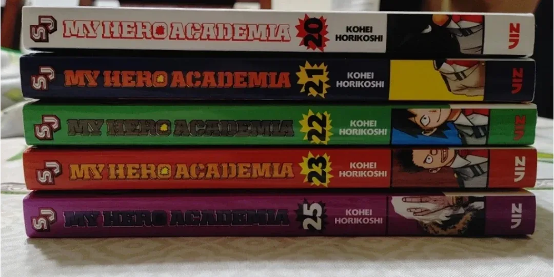 My Hero Academia (MHA) Manga, Volumes 20-23, 25 image indicator(3)