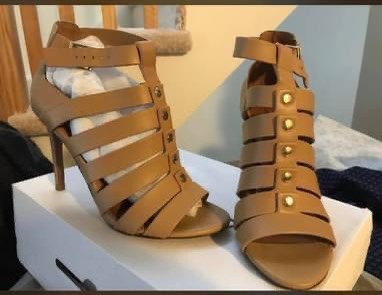 Tan Gladiator Heels