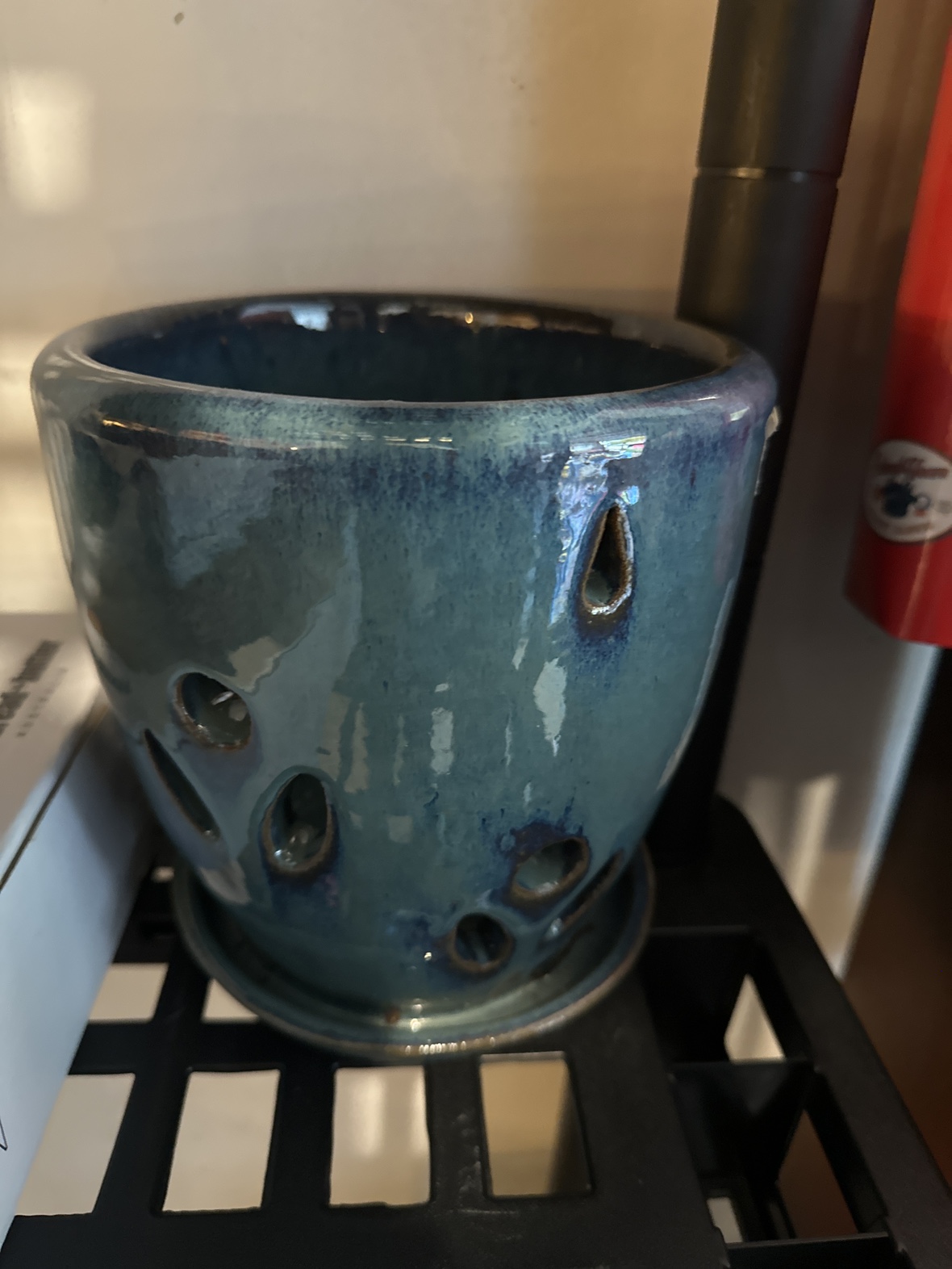 Blue Ceramic Pot