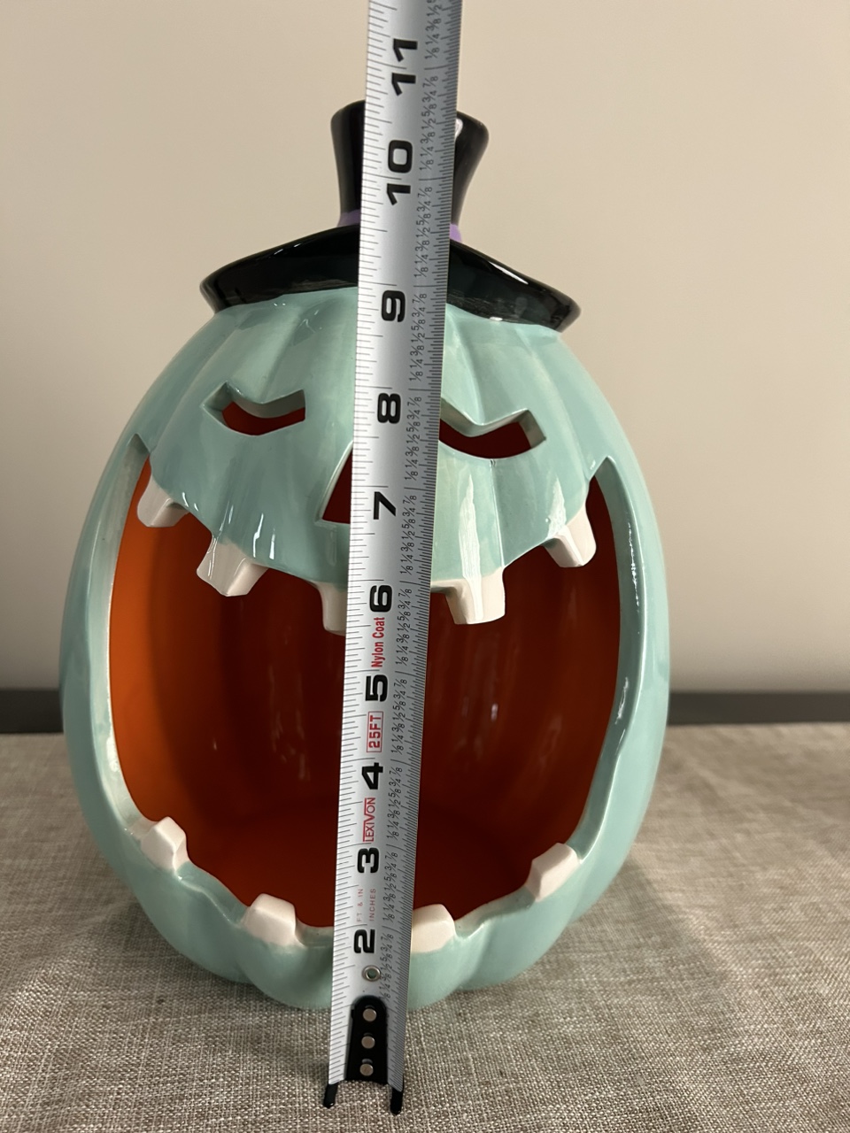 Halloween Jack-o-Lantern Ceramic Candy Bowl - photo 5