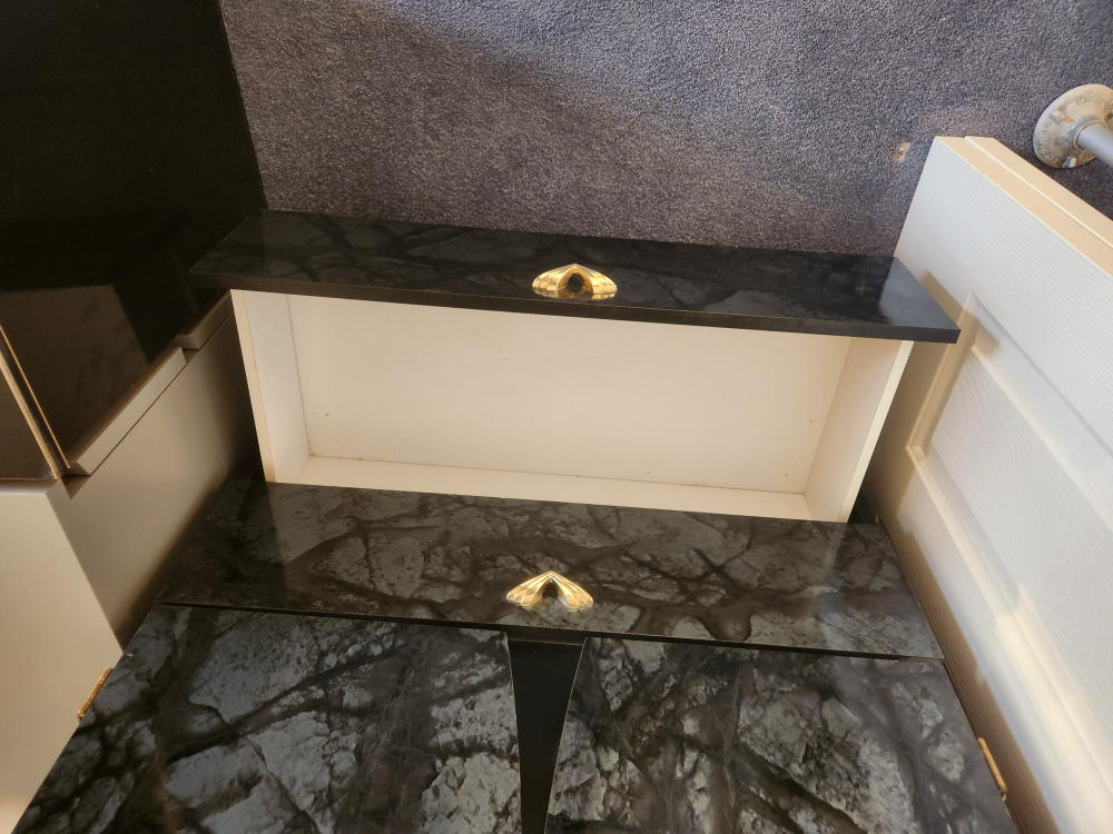 Black Marble Bedroom Set - photo 4