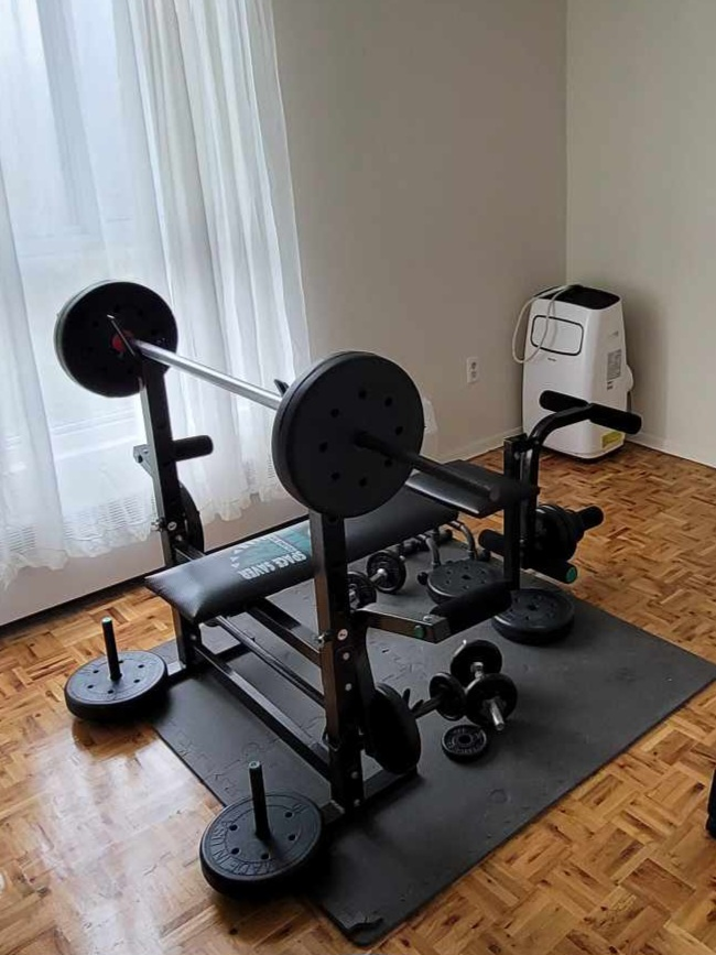 Bench with barbell ONLY