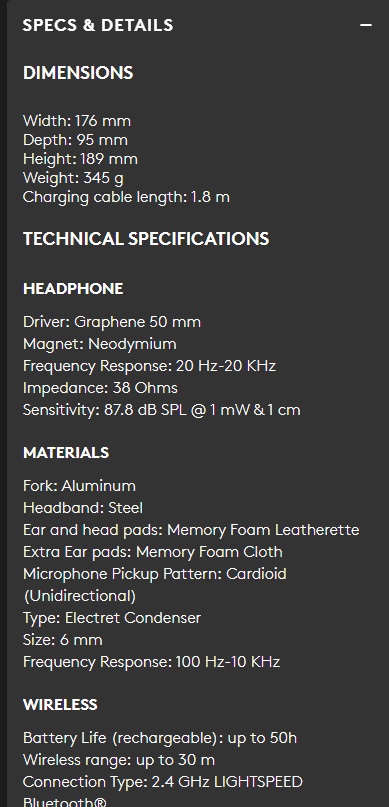Logitech G Pro X Gaming Headset - photo 2