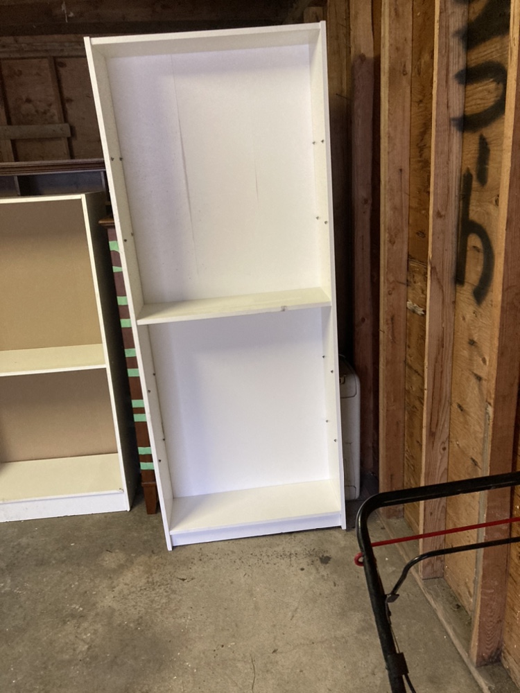 White Bookshelf