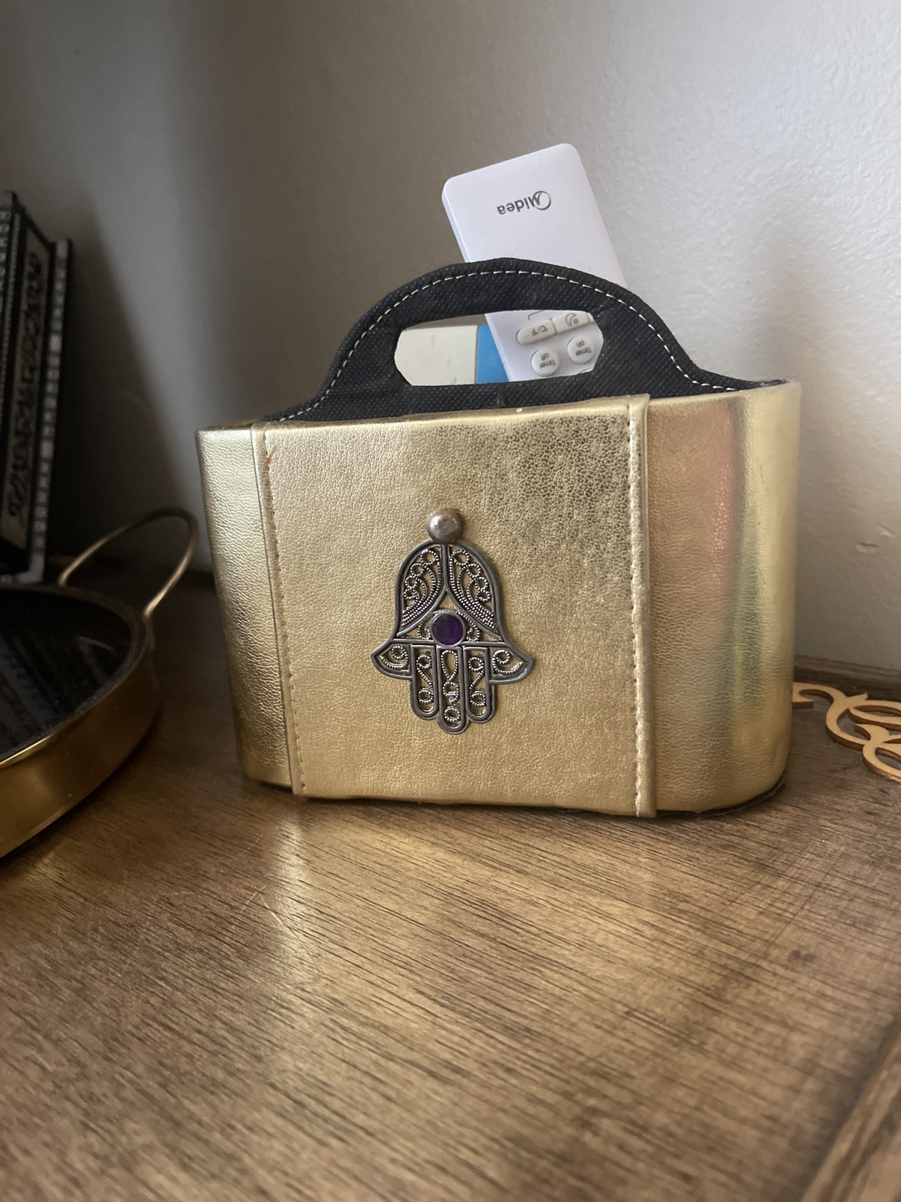 Gold Hamsa Hand Bag