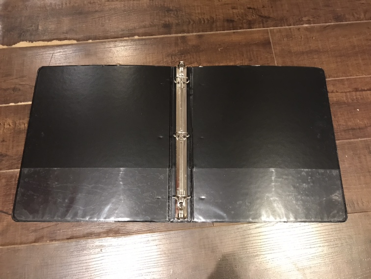 Black 1" Binder
